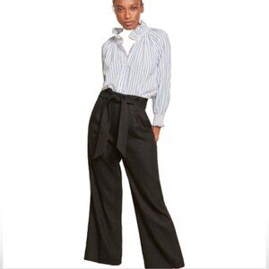 Veronica Beard NWT Elice Navy Wide Leg Pants